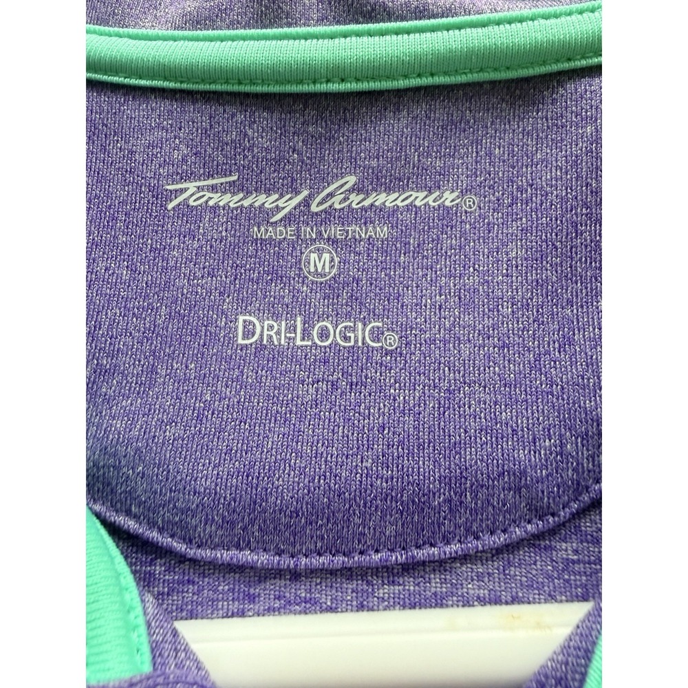 Tommy Armour Women's Golf Polo Shirt Dry-Logic Purple Short Sleeve Size Medium - Picture 6 of 8